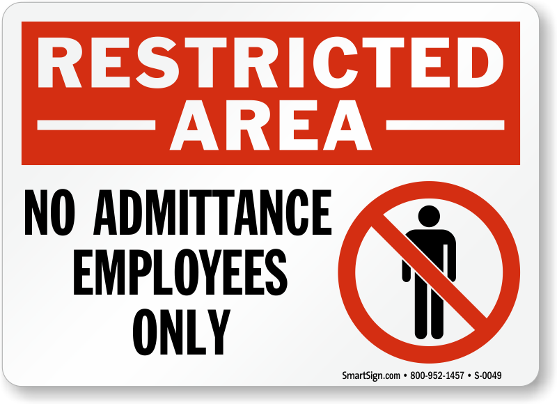 Printable Employees Only Sign Red Get Free Download Now | Free Printable Employees Only Sign Red Get Free Download Now | Free