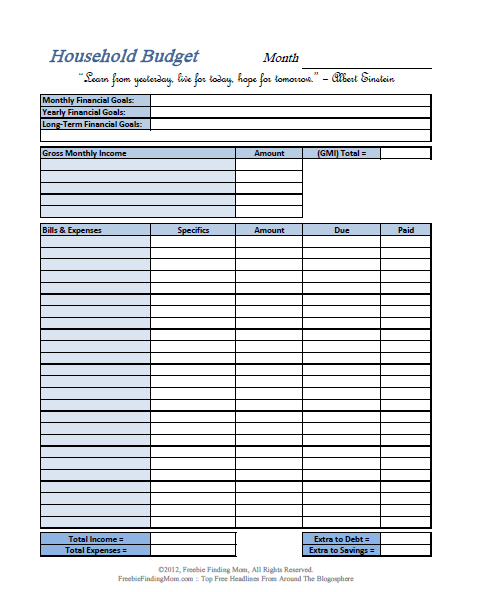 free budget sheet Gecce.tackletarts.co free budget sheet Gecce.tackletarts.co