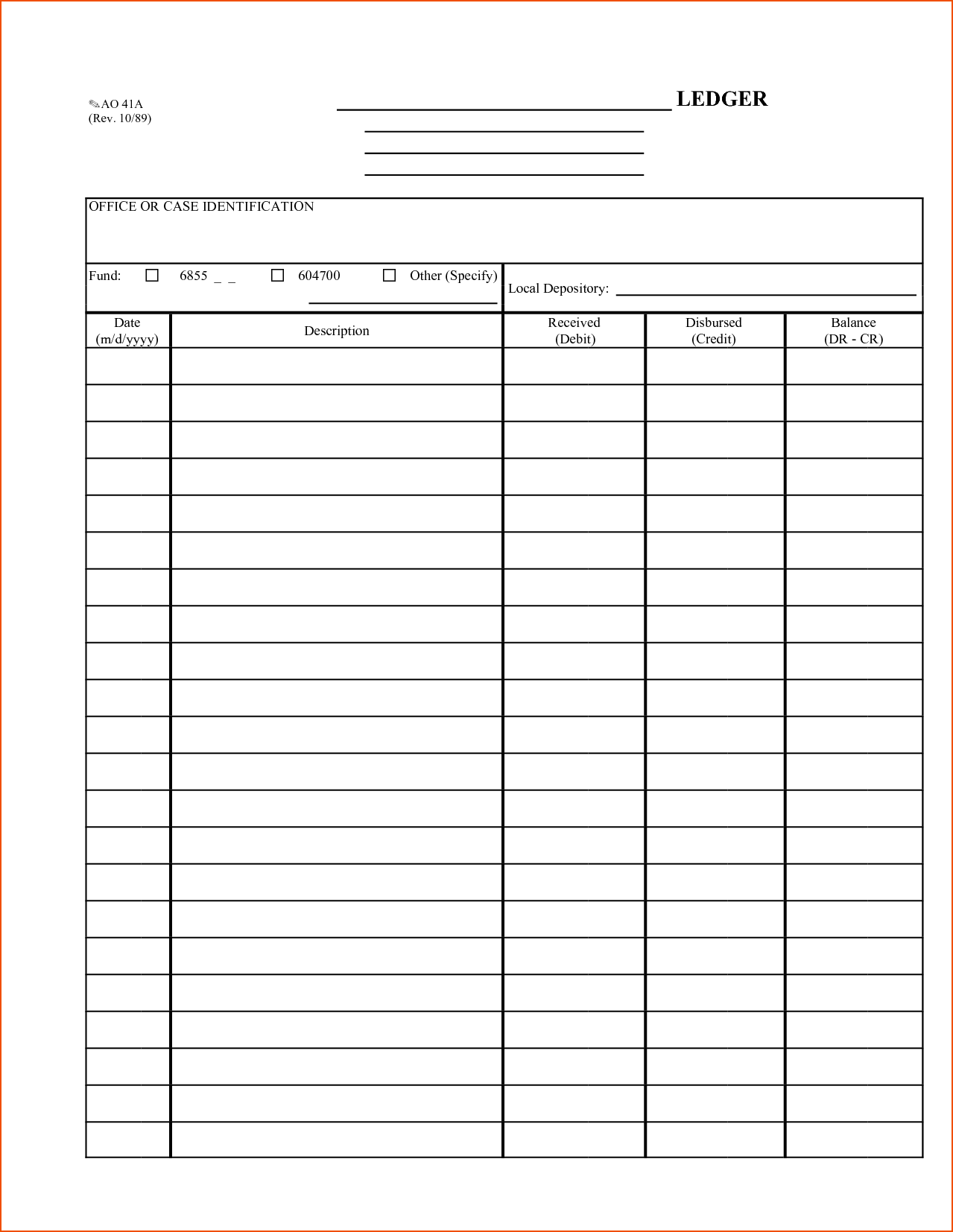 free printable bookkeeping sheets | general ledger Free Office free printable bookkeeping sheets | general ledger Free Office