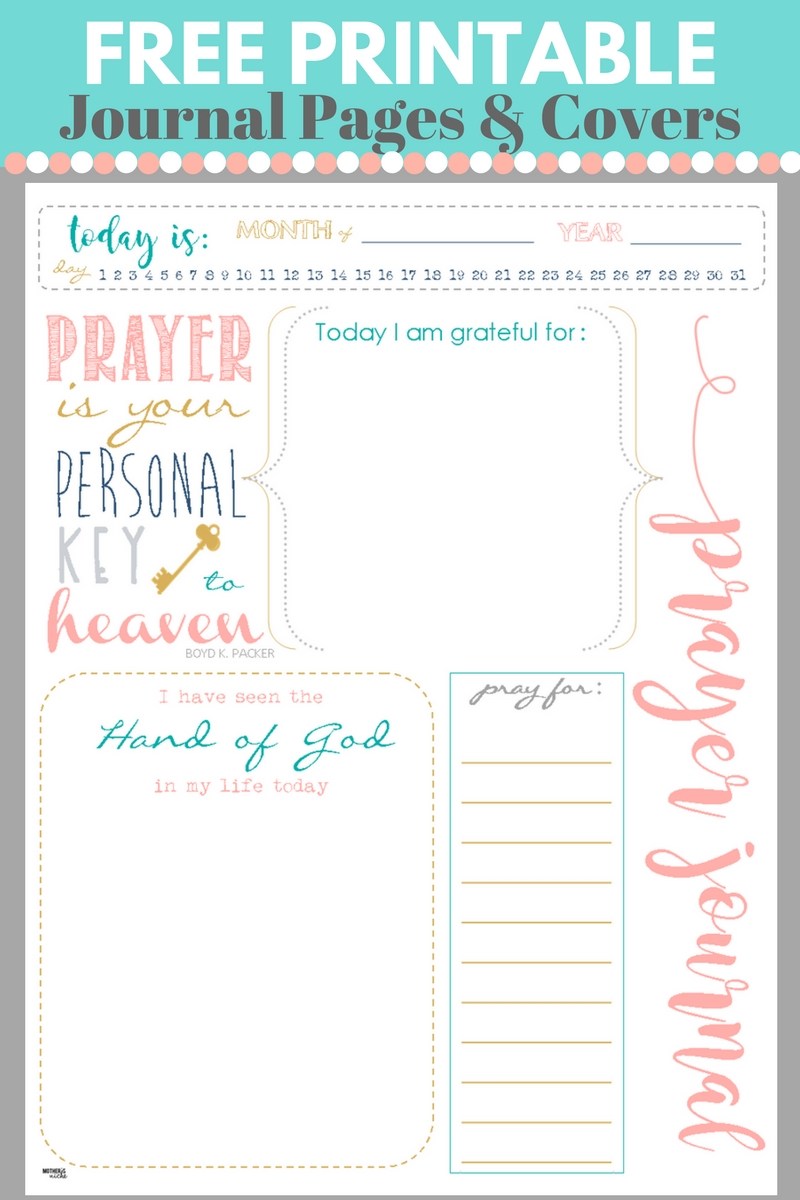 Start a PRAYER JOURNAL for More Meaningful Prayers: FREE PRINTABLES!!! Start a PRAYER JOURNAL for More Meaningful Prayers: FREE PRINTABLES!!!