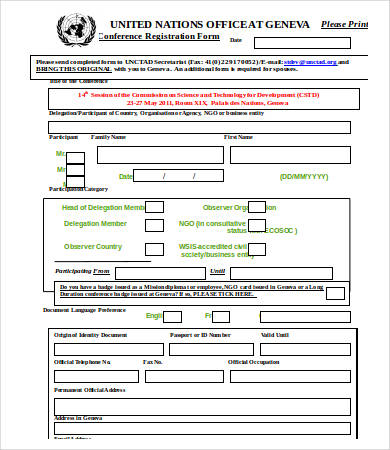 Printable Registration Form Template Frsc.us Printable Registration Form Template Frsc.us