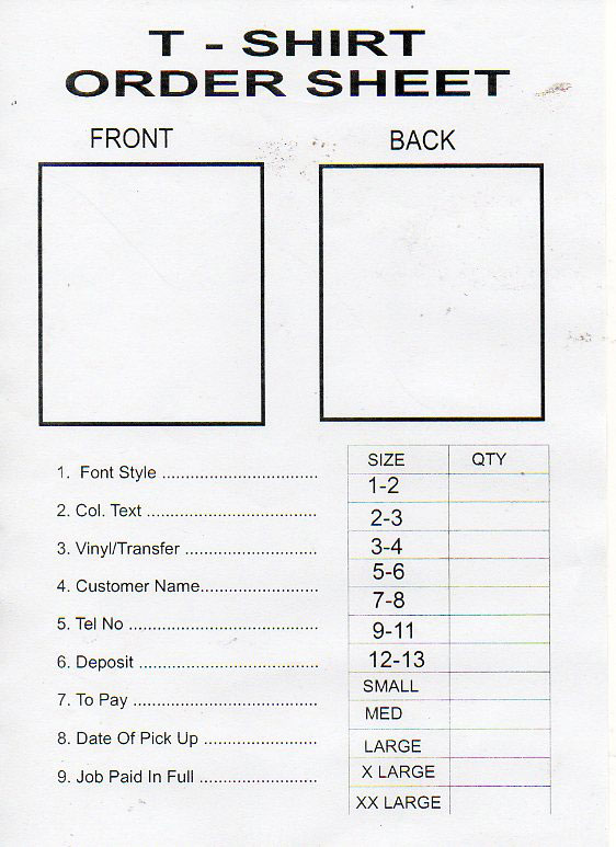 printable t shirt order form template Boat.jeremyeaton.co printable t shirt order form template Boat.jeremyeaton.co