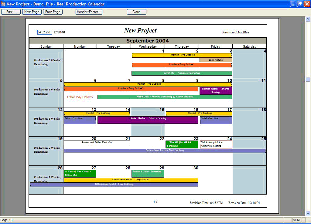 film production calendar template reel production calendar film production calendar template reel production calendar