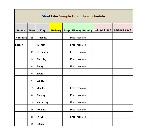 A Quick Guide to Planning your Pre production Schedule A Quick Guide to Planning your Pre production Schedule