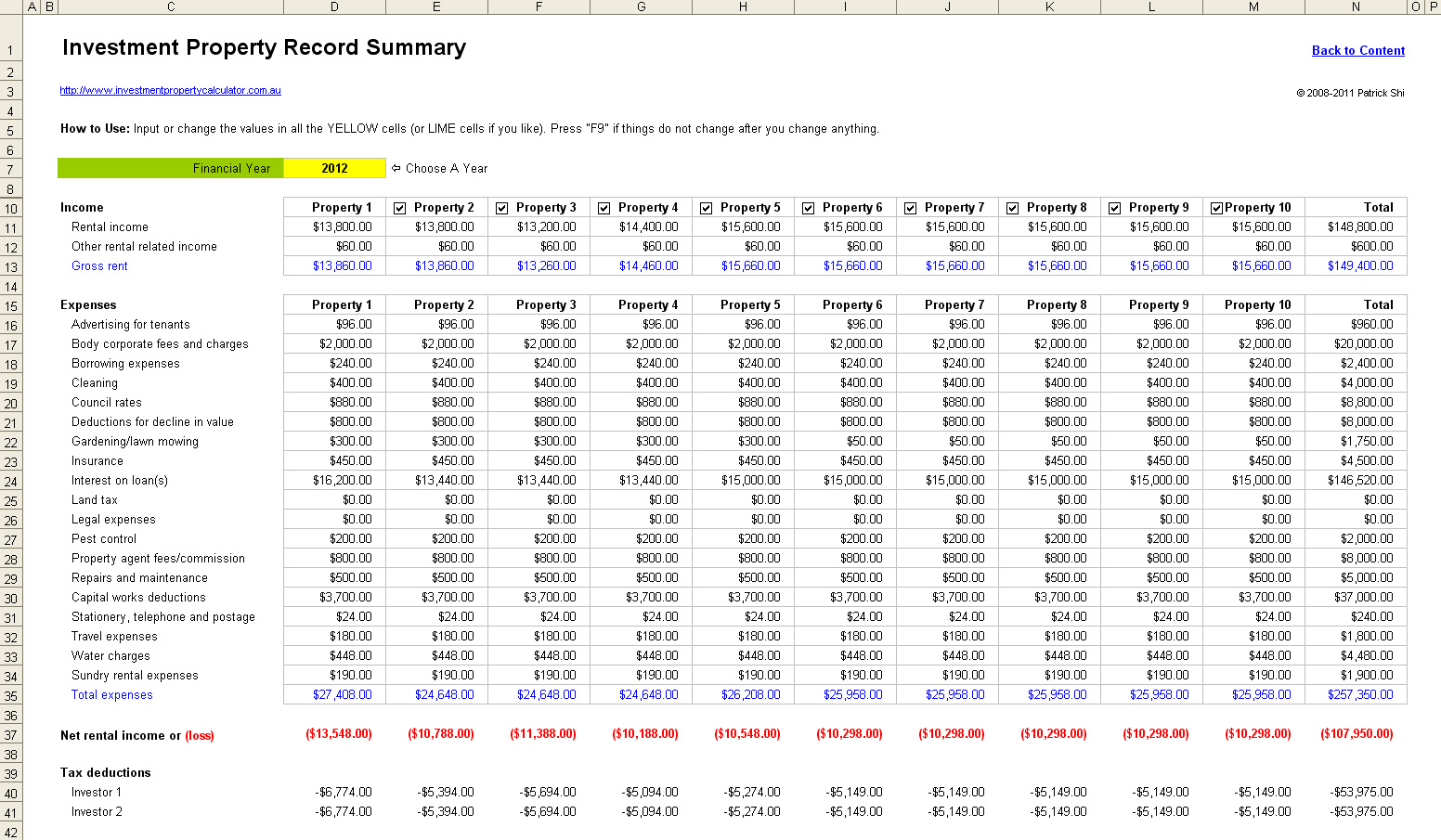 Free Rental Property Management Spreadsheet in Excel Free Rental Property Management Spreadsheet in Excel