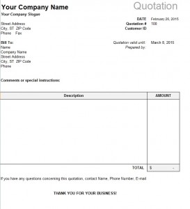Quotation Templates | Quote Templates Quotation Templates | Quote Templates