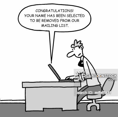 Request to be Removed From Mailing List Template Request to be Removed From Mailing List Template