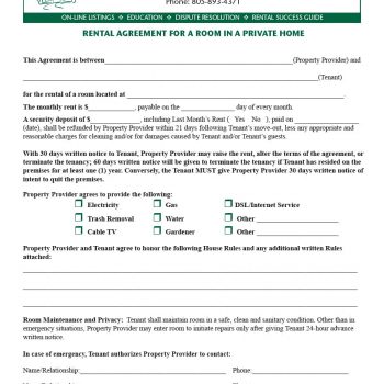 39 Simple Room Rental Agreement Templates Template Archive 39 Simple Room Rental Agreement Templates Template Archive