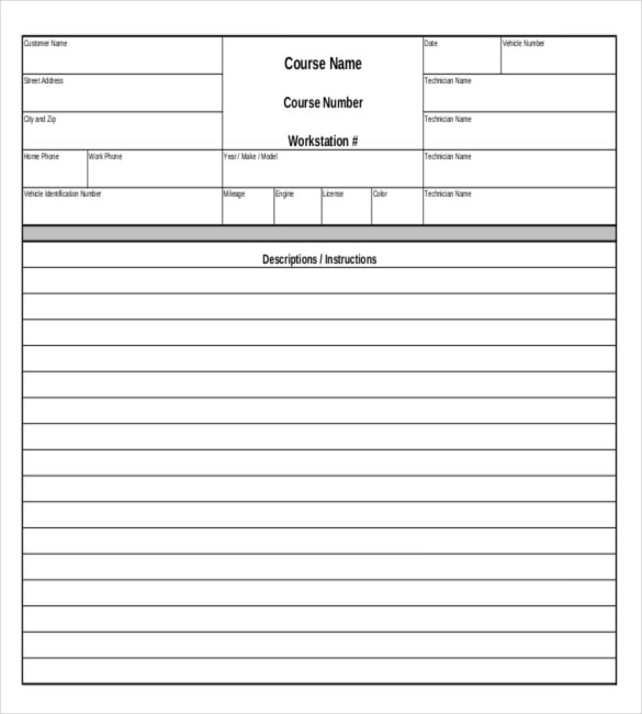 repair order forms templates April.onthemarch.co repair order forms templates April.onthemarch.co