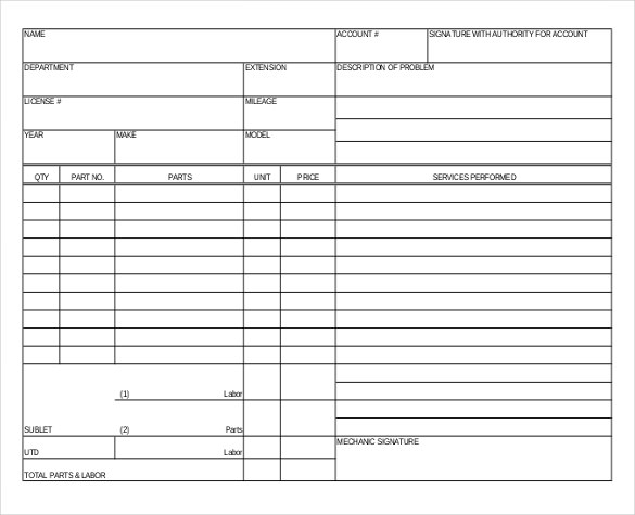 repair order forms April.onthemarch.co repair order forms April.onthemarch.co