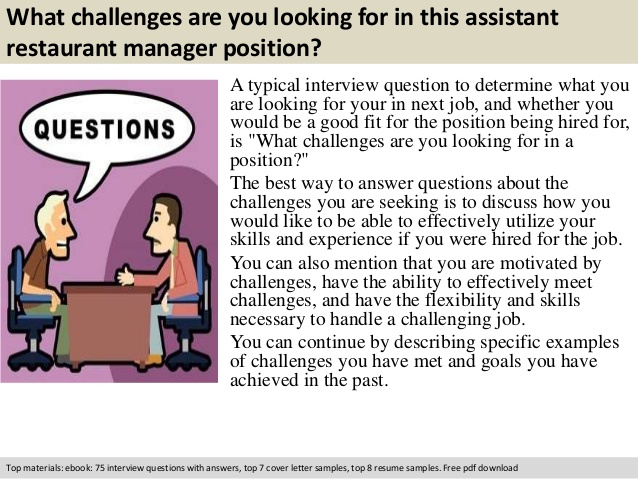 restaurant manager interview questions Tier.brianhenry.co restaurant manager interview questions Tier.brianhenry.co