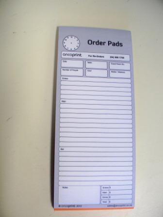Restaurant Allergen WaitRpad Food Order Pad 2 Part White Restaurant Allergen WaitRpad Food Order Pad 2 Part White