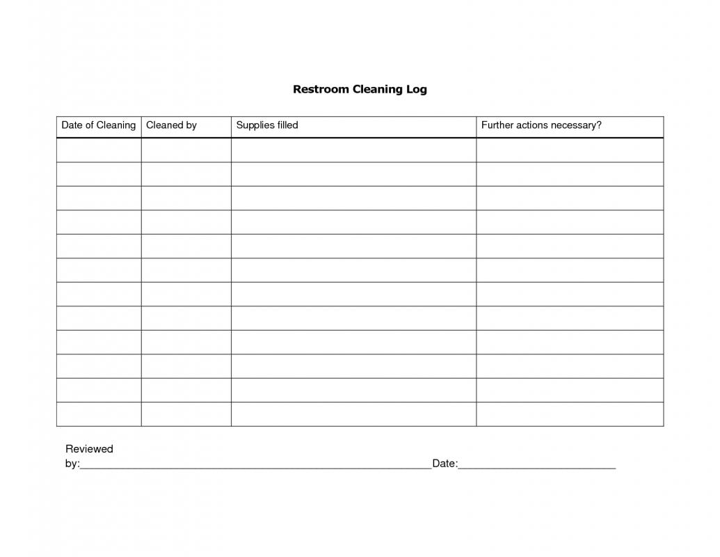 daily cleaning log template April.onthemarch.co daily cleaning log template April.onthemarch.co