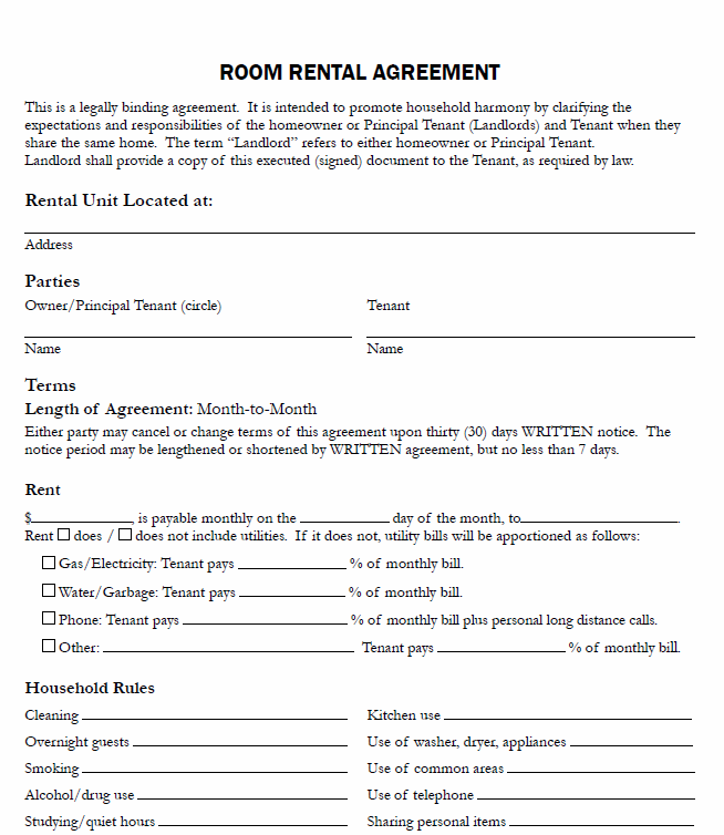 free templates of written room lease agreement lease agreement for free templates of written room lease agreement lease agreement for