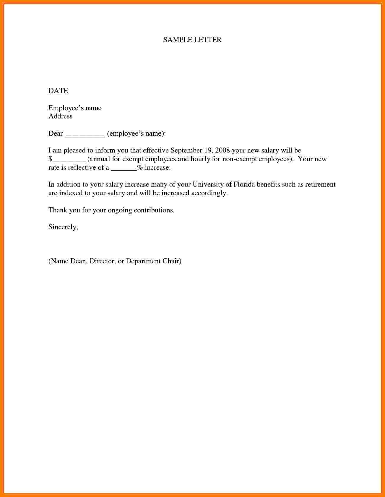 salary increase letter sample Kleo.beachfix.co salary increase letter sample Kleo.beachfix.co