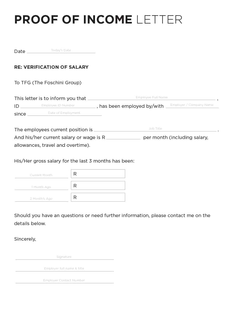 40+ Income Verification Letter Samples (& Proof of Income Letters) 40+ Income Verification Letter Samples (& Proof of Income Letters)