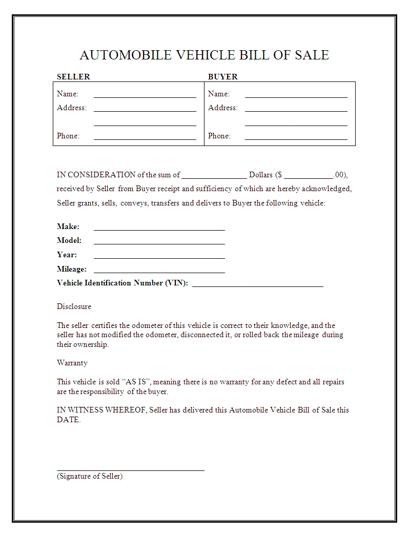 printable bill of sale form car Gecce.tackletarts.co printable bill of sale form car Gecce.tackletarts.co