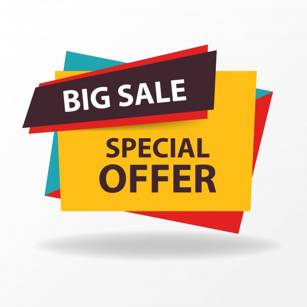 Colorful sale banner template Vector | Free Download Colorful sale banner template Vector | Free Download