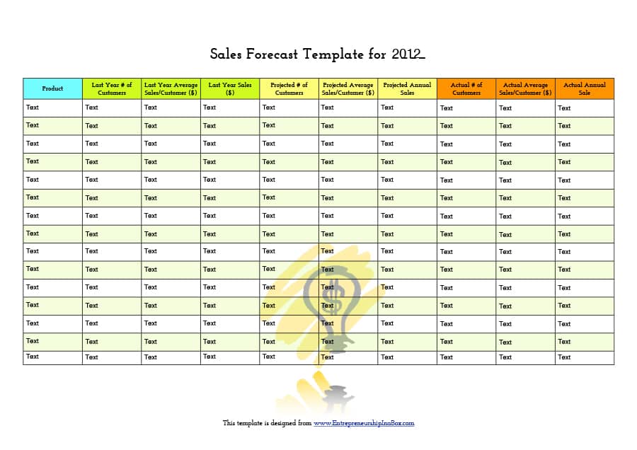 39 Sales Forecast Templates & Spreadsheets Template Archive 39 Sales Forecast Templates & Spreadsheets Template Archive