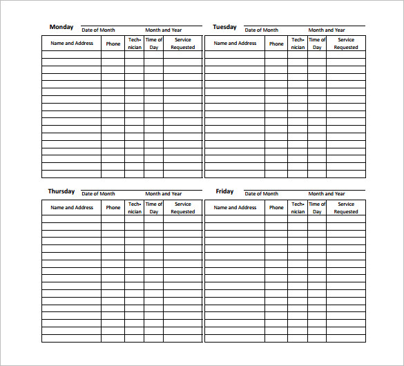 7 day appointment book template Boat.jeremyeaton.co 7 day appointment book template Boat.jeremyeaton.co