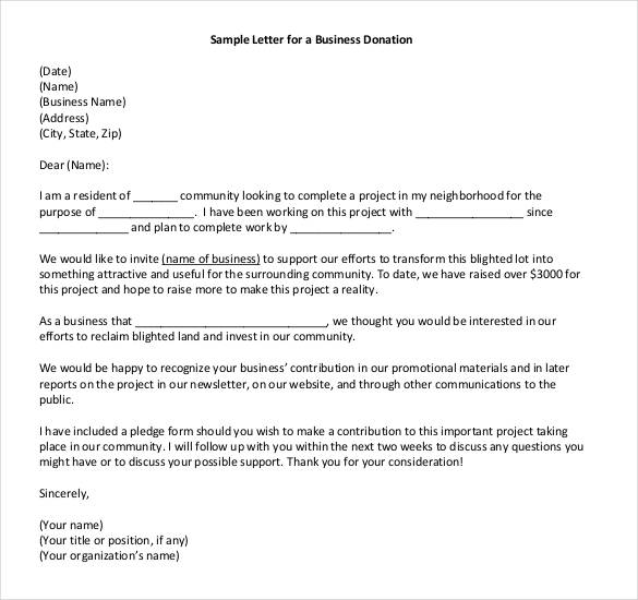 contribution letter template   Kleo.beachfix.co