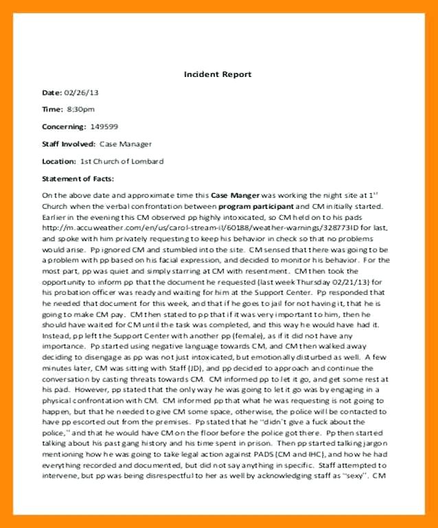 Sample Incident Report Design Templates Sample Incident Report Design Templates
