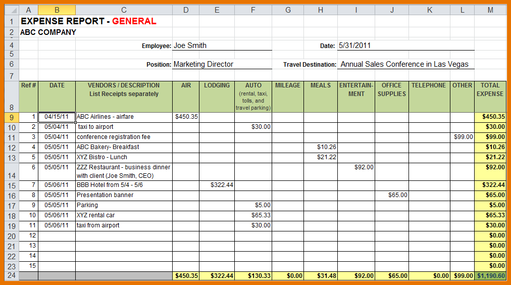 expense reports example Boat.jeremyeaton.co expense reports example Boat.jeremyeaton.co