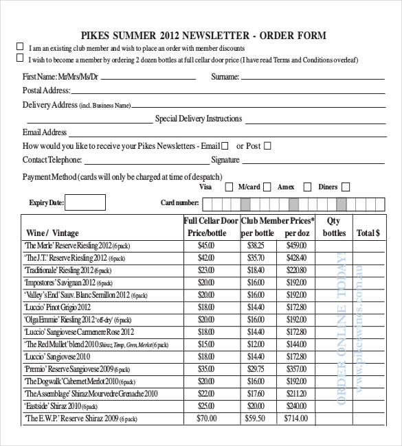 sample ordering form Romeo.landinez.co sample ordering form Romeo.landinez.co