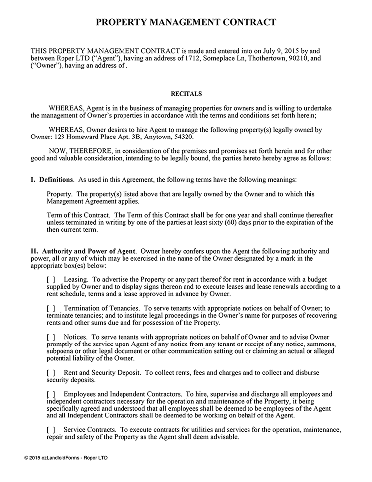 Property Management Agreement Forms and Templates Fillable Property Management Agreement Forms and Templates Fillable