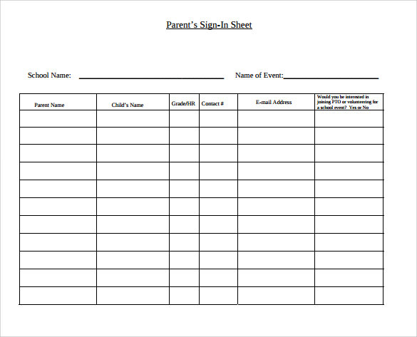 sign in sheets template free April.onthemarch.co sign in sheets template free April.onthemarch.co