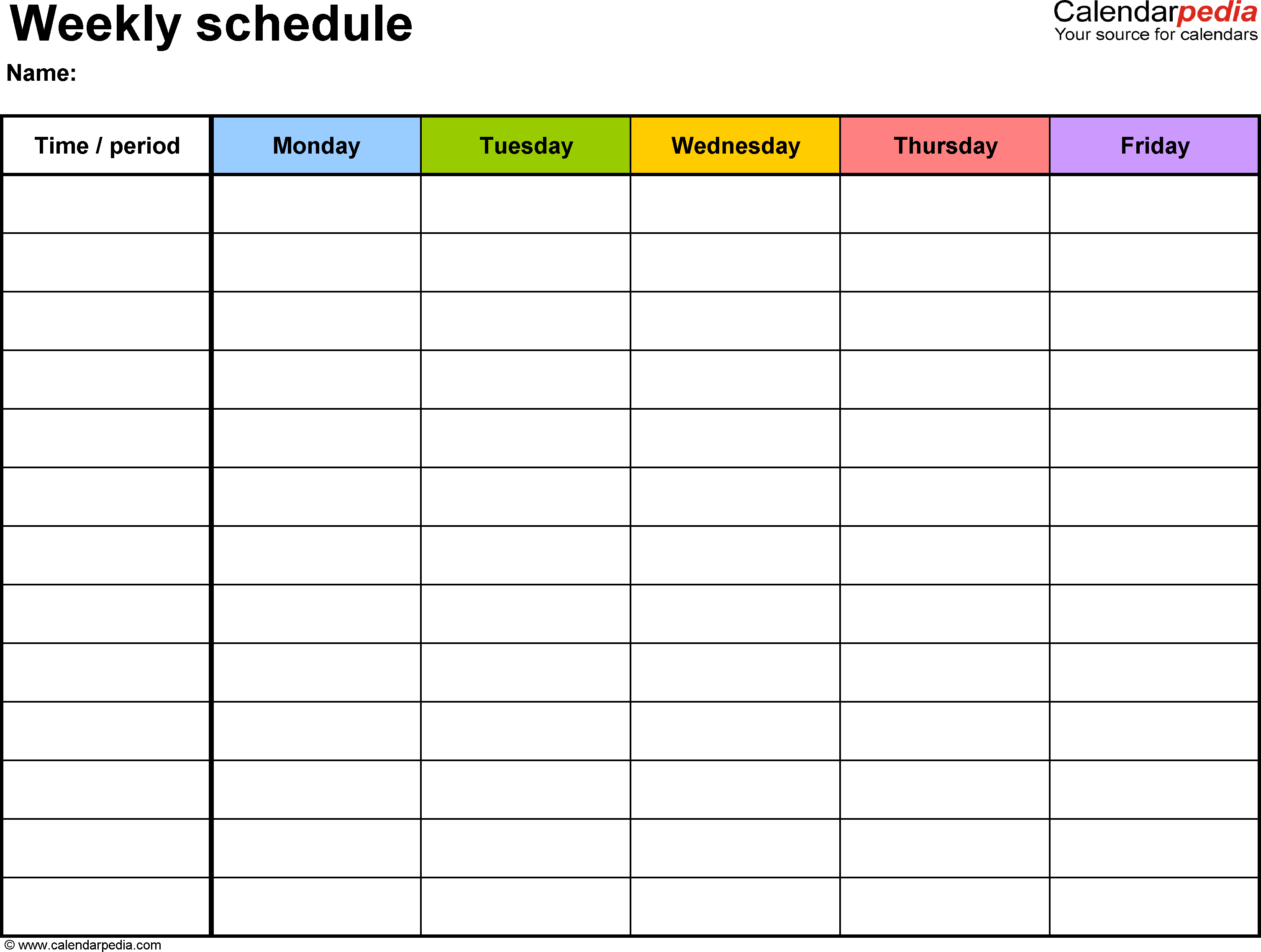 Schedule PDF files ideal for Printing Schedule PDF files ideal for Printing