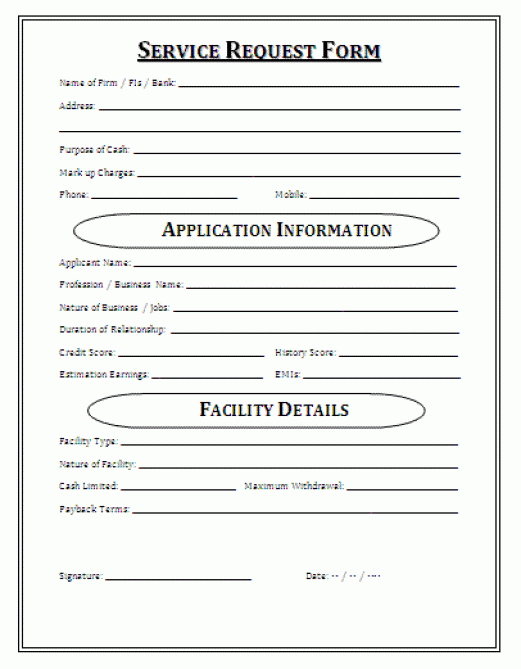 Service Request Template cemayorga.co Service Request Template cemayorga.co