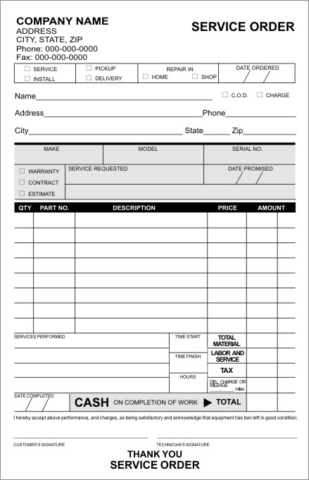 Work Orders | Free Work Order Form Template for Excel Work Orders | Free Work Order Form Template for Excel