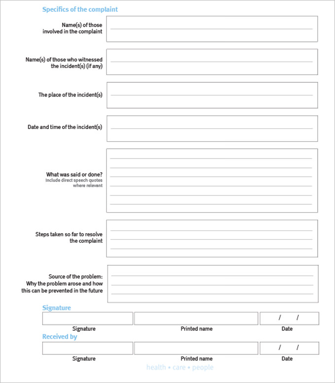 7 Harassment Complaint Forms – Samples, Examples & Formats 7 Harassment Complaint Forms – Samples, Examples & Formats