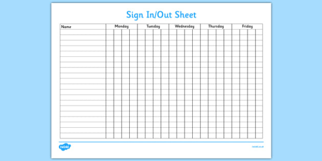 sign in out sheet template Boat.jeremyeaton.co sign in out sheet template Boat.jeremyeaton.co