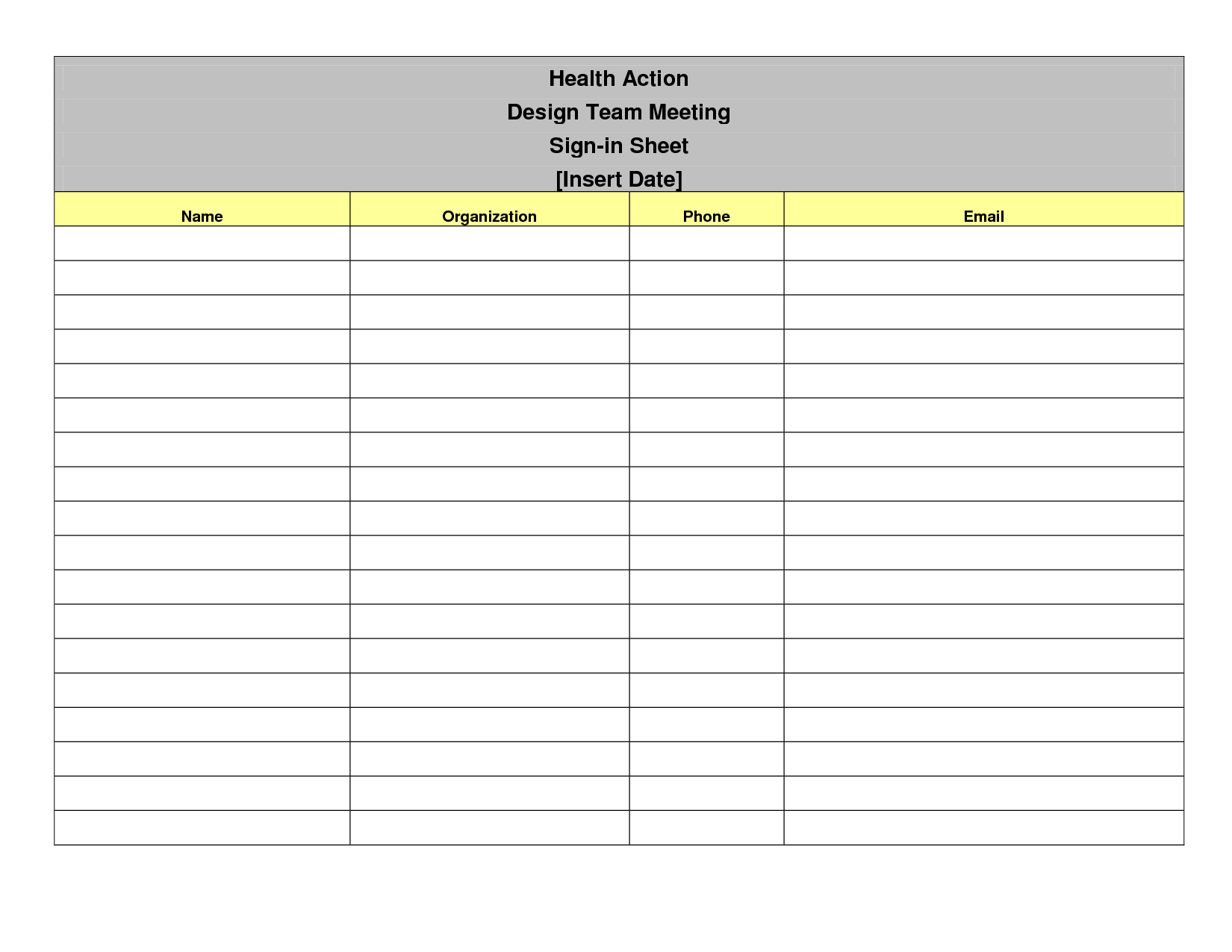 Printable Sign In Sheet | Visitor, Class, and Meeting Sign In Sheets Printable Sign In Sheet | Visitor, Class, and Meeting Sign In Sheets