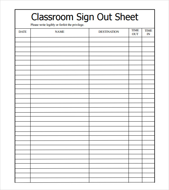 signout sheet Gecce.tackletarts.co signout sheet Gecce.tackletarts.co