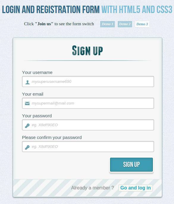 Custom Signup Form a Flat Responsive Widget Template Custom Signup Form a Flat Responsive Widget Template
