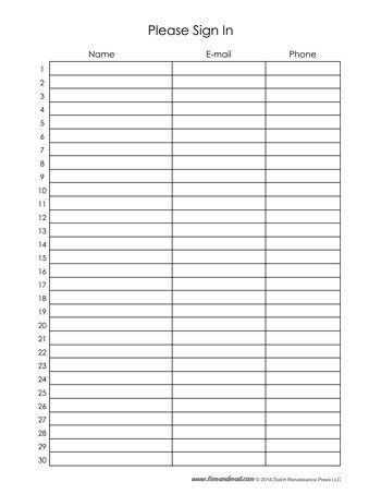 sign in sheet template name phone email Kleo.beachfix.co sign in sheet template name phone email Kleo.beachfix.co