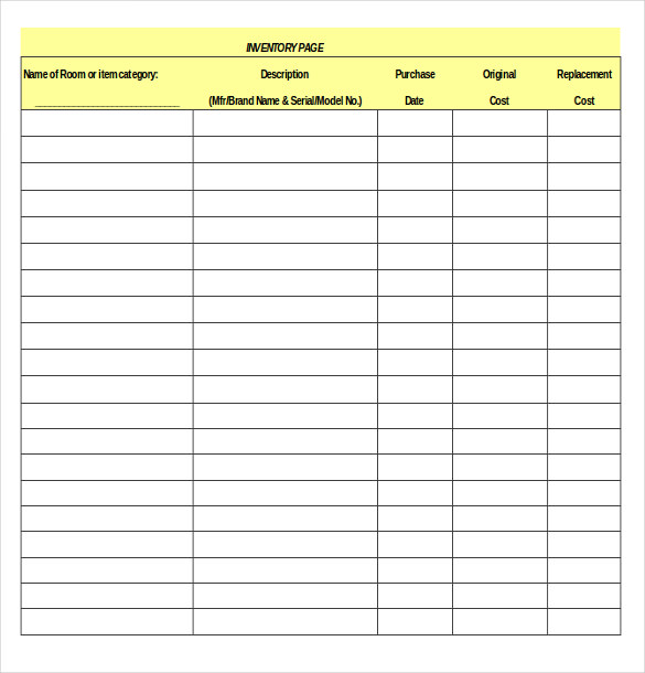 15+ Simple Inventory Templates – Free Sample, Example, Format 15+ Simple Inventory Templates – Free Sample, Example, Format