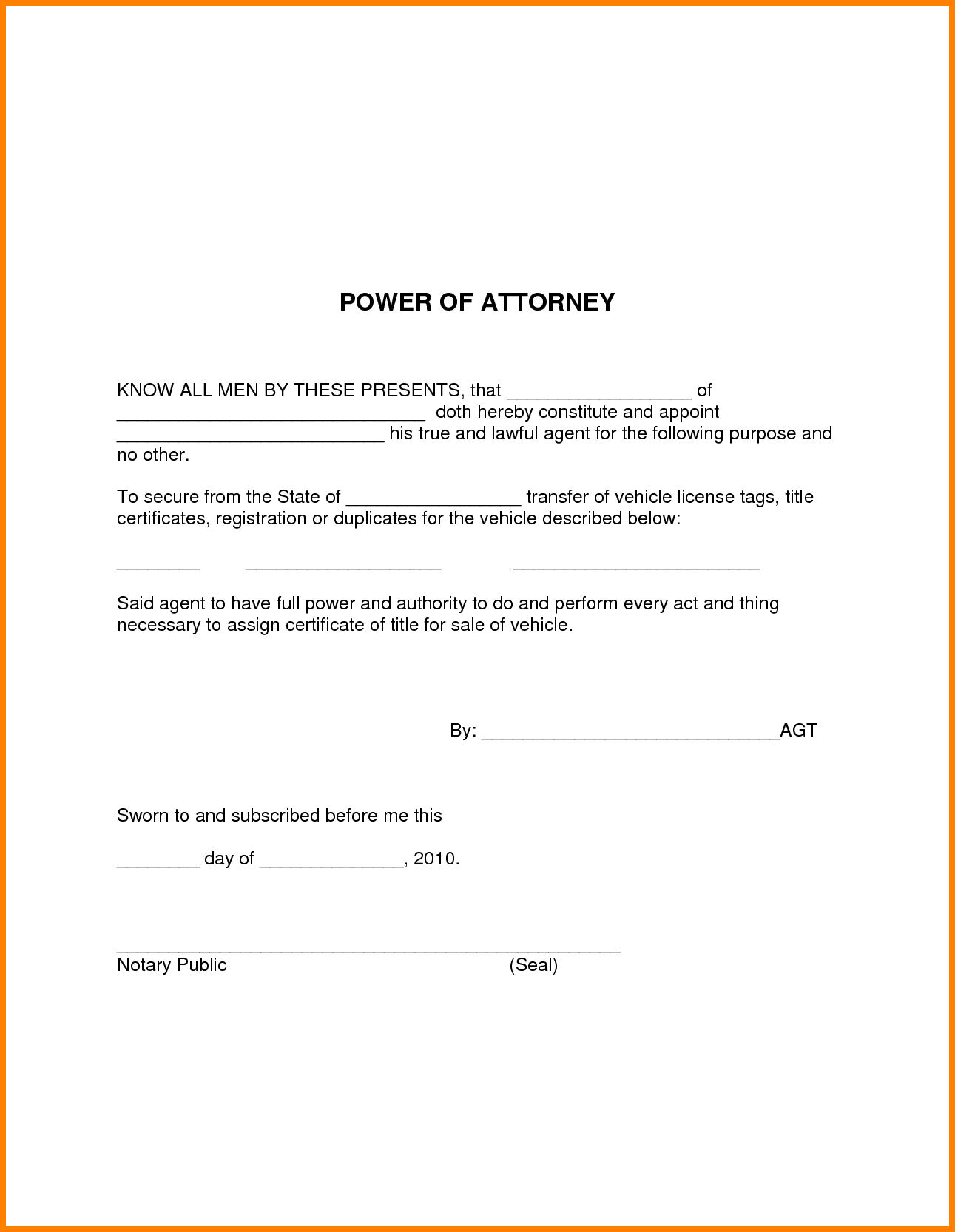 simple power of attorney template Kleo.beachfix.co simple power of attorney template Kleo.beachfix.co