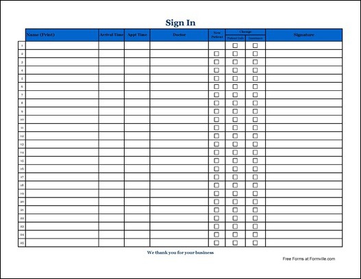 Employee Sign In Sheet Template 11+ Free PDF Documents Download Employee Sign In Sheet Template 11+ Free PDF Documents Download