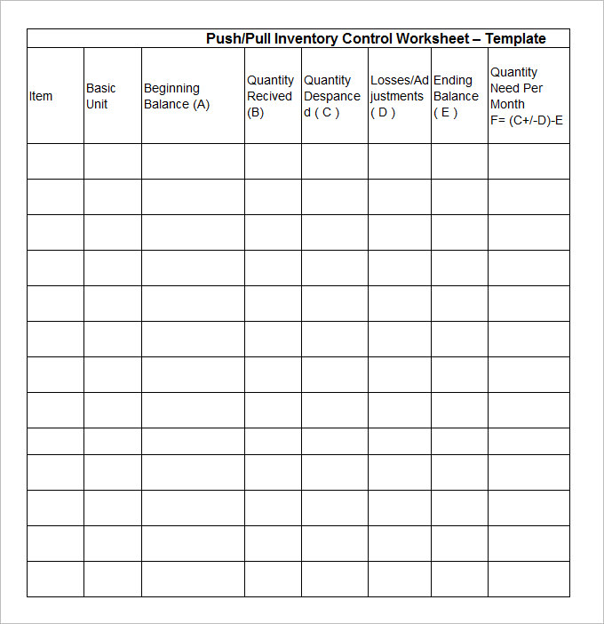 Inventory Control Template Stock Inventory Control Spreadsheet Inventory Control Template Stock Inventory Control Spreadsheet