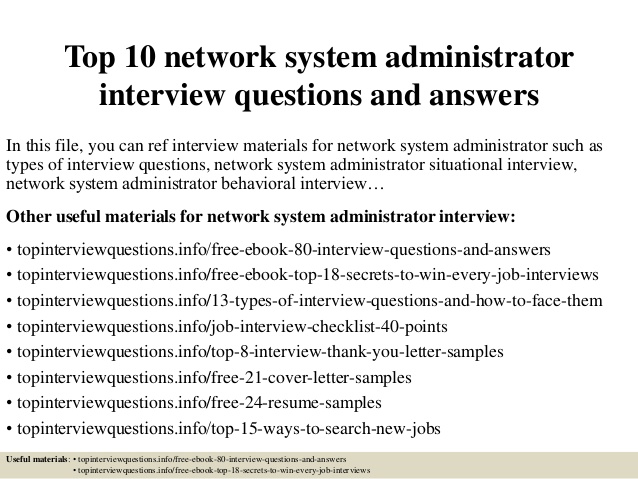 system admin interview questions Boat.jeremyeaton.co system admin interview questions Boat.jeremyeaton.co