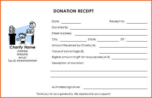 Donation Receipt Template 12 Free Samples in Word and Excel Donation Receipt Template 12 Free Samples in Word and Excel