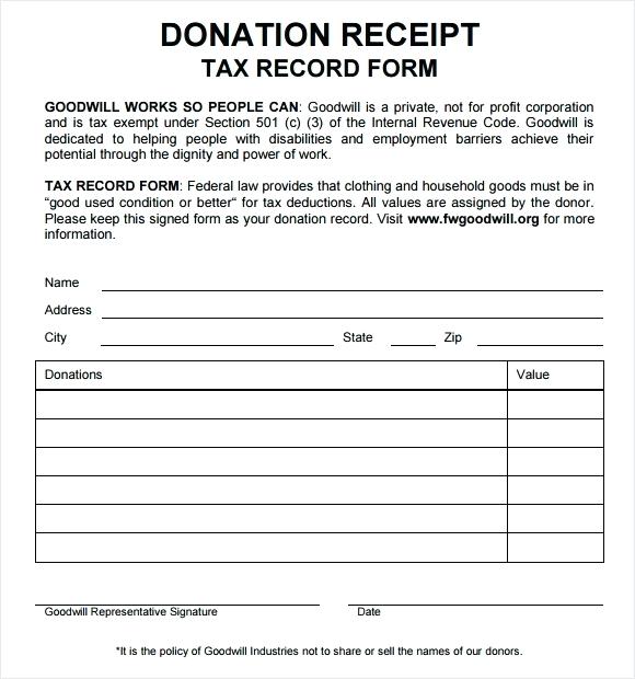 tax deductible donation form template template for donation tax deductible donation form template template for donation