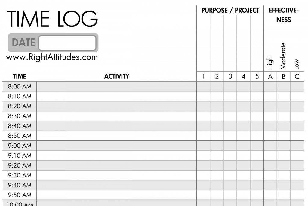 Time Log Spreadsheet | Liputan TV