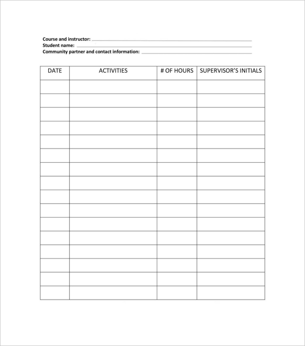 11+ Time Log Templates PDF, Word, Excel | Free & Premium Templates 11+ Time Log Templates PDF, Word, Excel | Free & Premium Templates