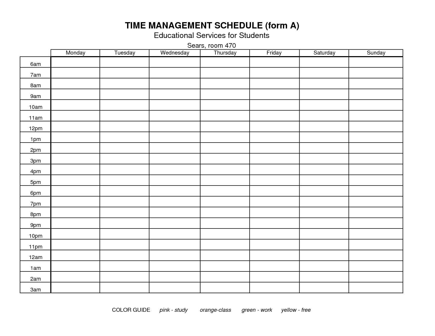 28 Free Time Management Worksheets | Smartsheet 28 Free Time Management Worksheets | Smartsheet
