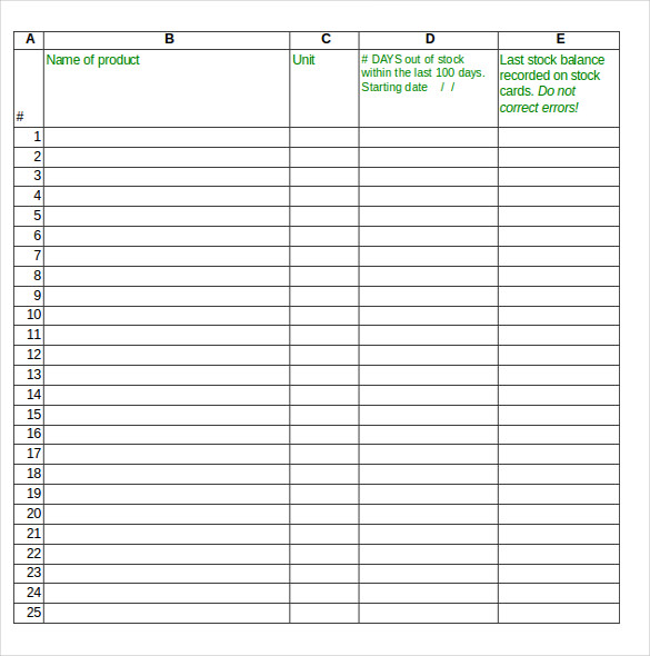 16+ Tool Inventory Templates – Free Sample, Example, Format 16+ Tool Inventory Templates – Free Sample, Example, Format